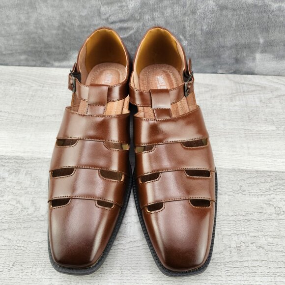 Stacey Adams Men Size 12M (EU45) Calderon Cognac  NIB main image 15